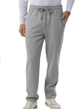 32 Degrees Men's Pique Track Pant - Small - Light Grey